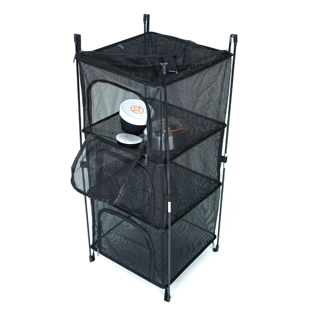 4 - Tier Freestanding Hanging Rack - TAHAN Worldwide - HGR00004BK