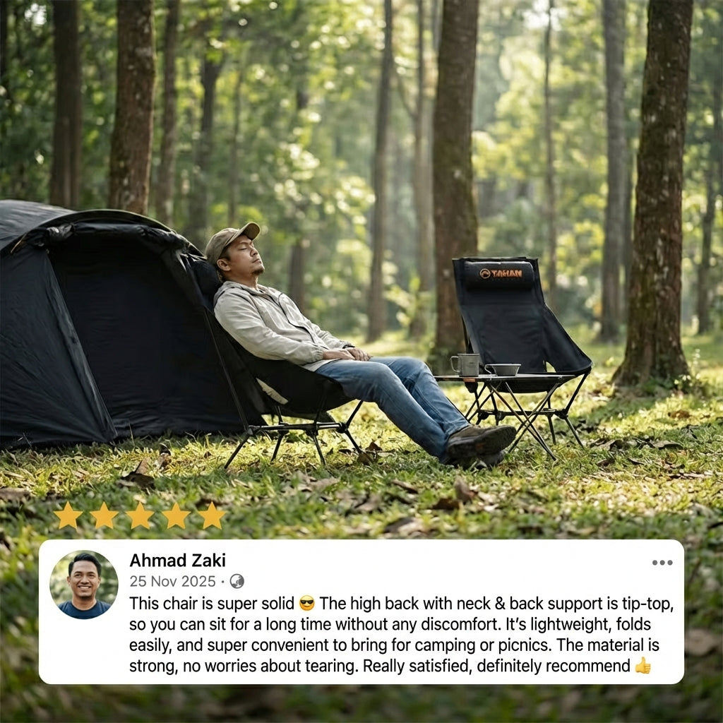 TAHAN Flexlite Highback Chair With Headrest