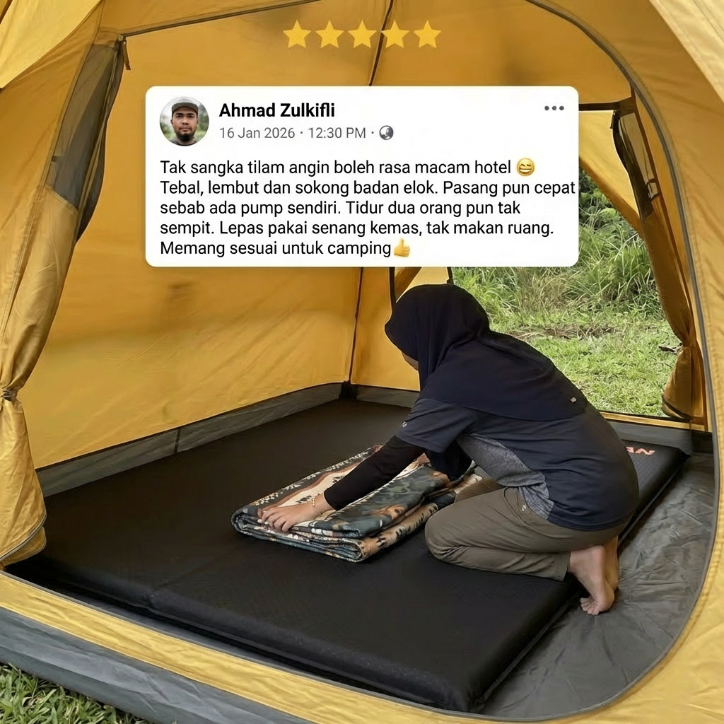 TAHAN Cloud Deluxe Air Mattress - Queen