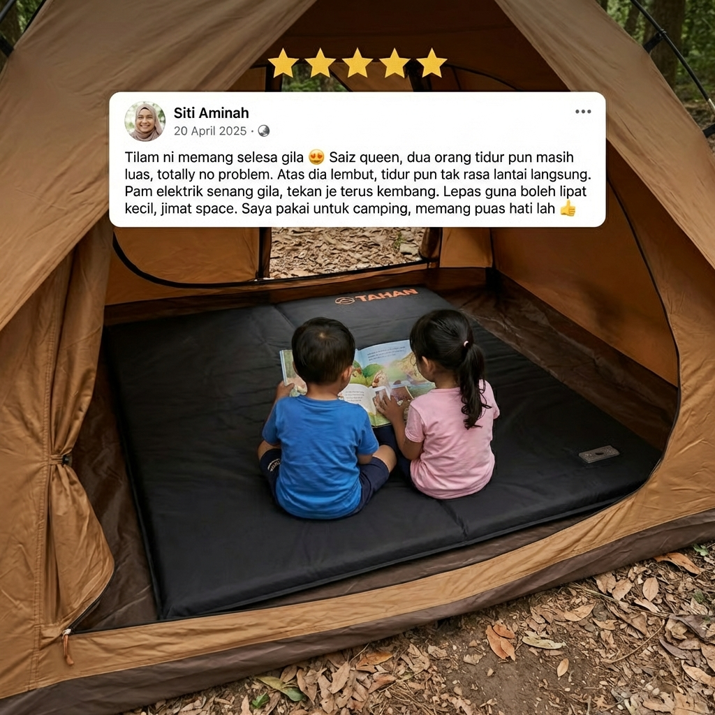 TAHAN Cloud Deluxe Air Mattress - Queen