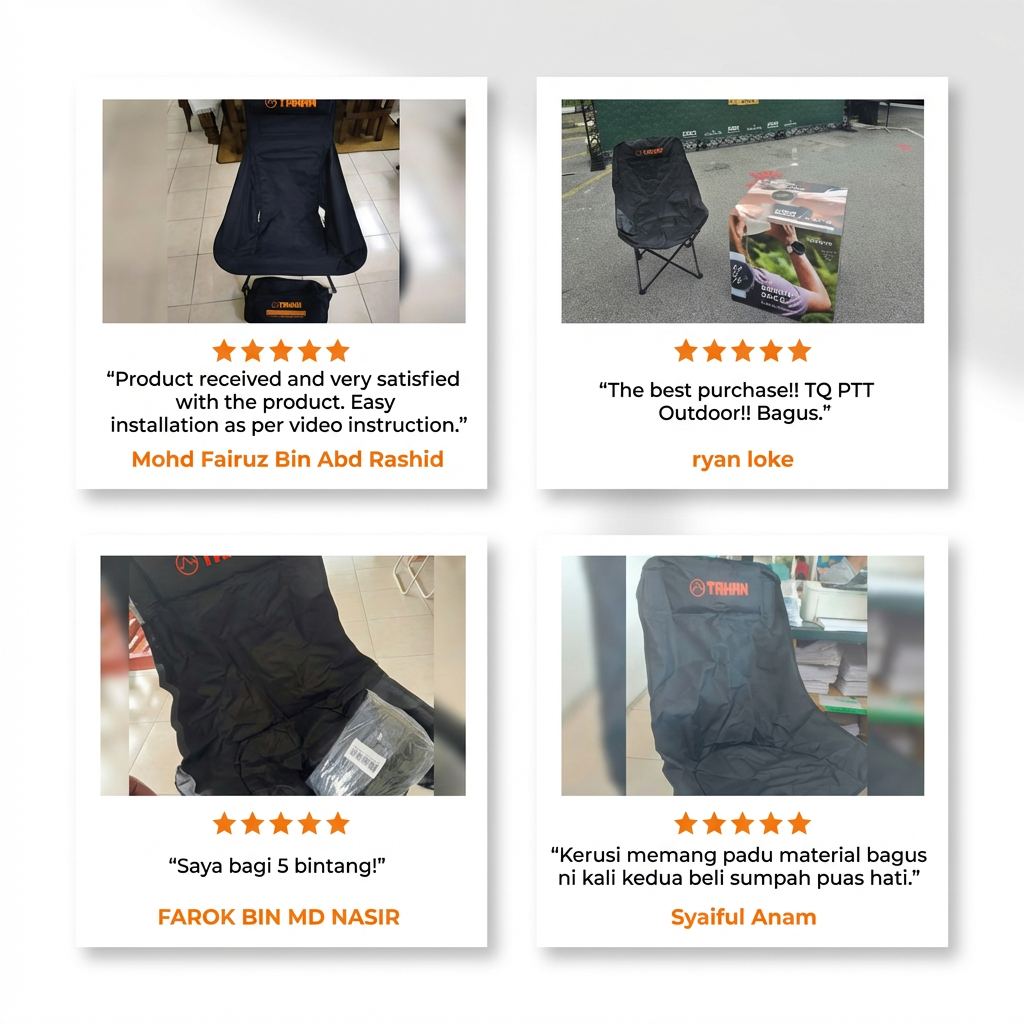 TAHAN Flexlite Highback Chair With Headrest