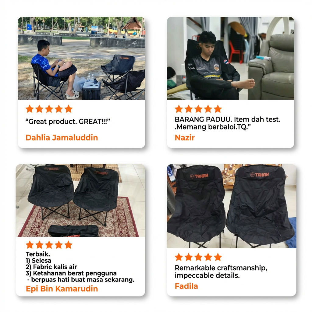 TAHAN Flexlite Highback Chair With Headrest