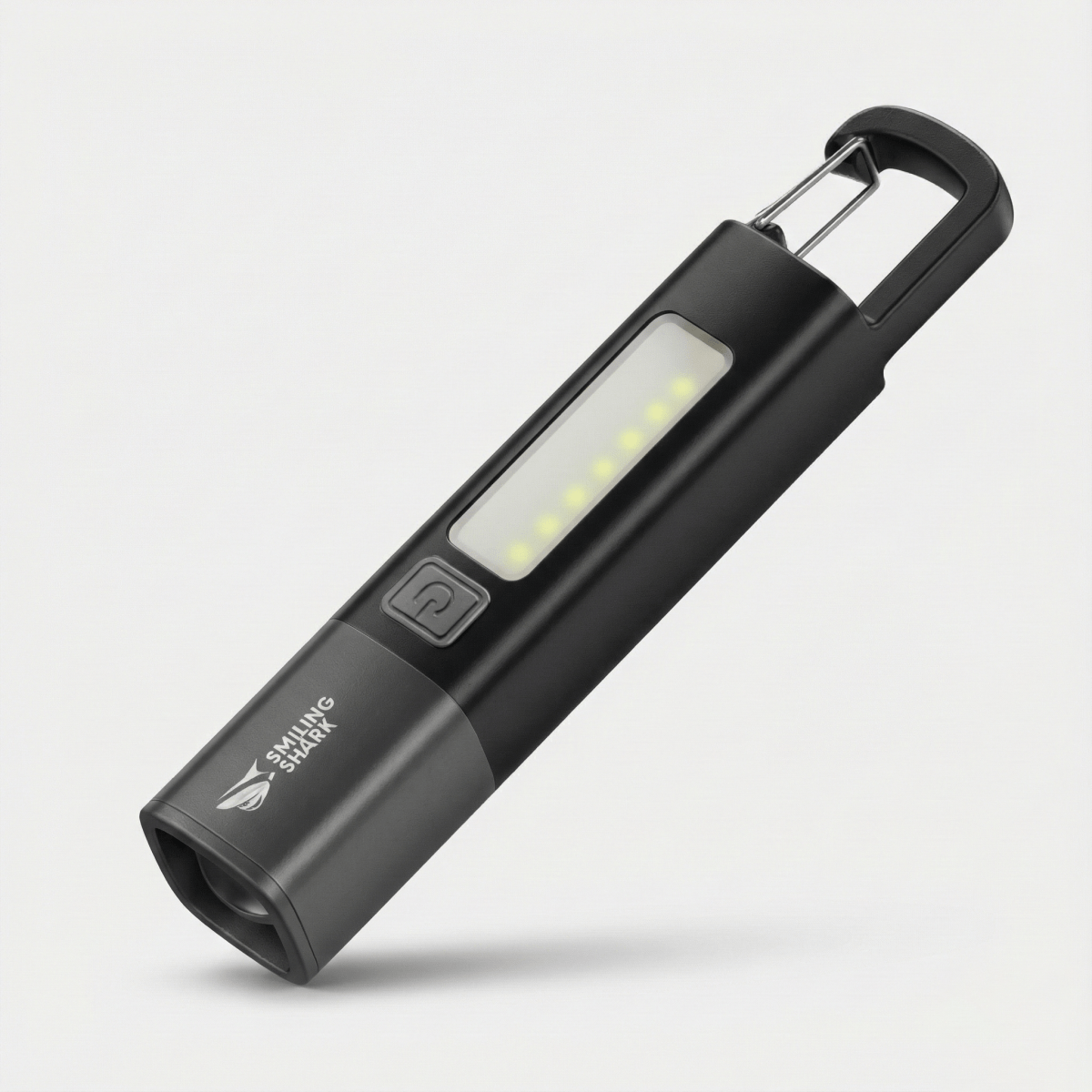 SMILING SHARK Multi - Use Rechargeable Torch with Hook - TAHAN Worldwide - TORSS123BK-V2