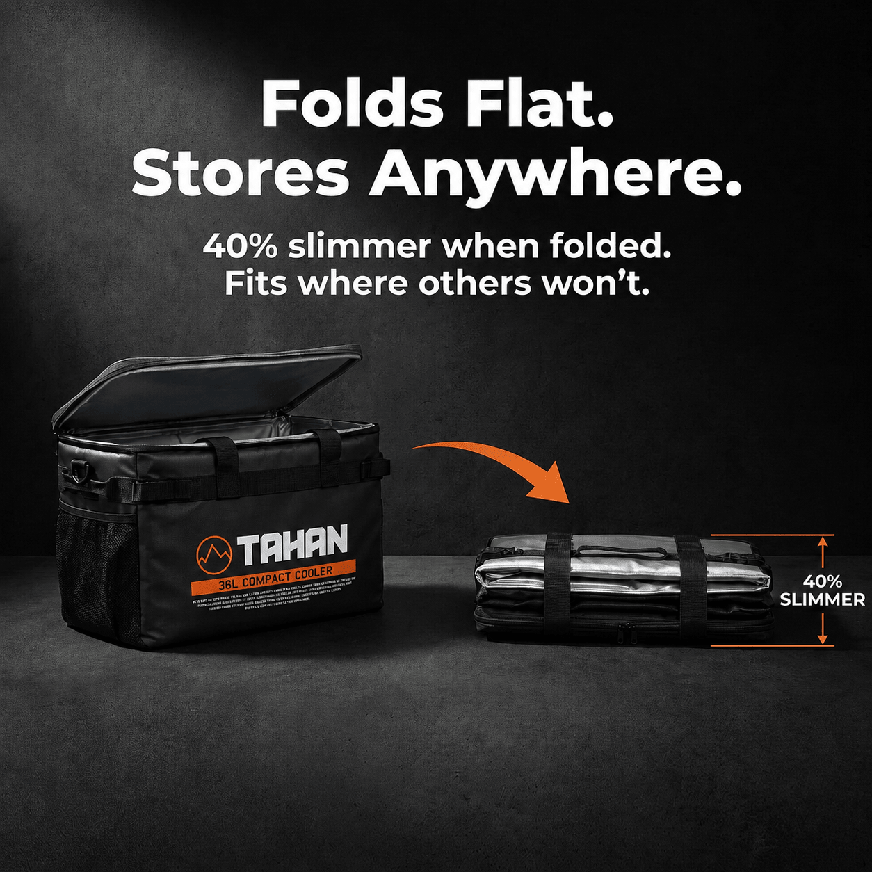 TAHAN 36L Compact Cooler - TAHAN Outdoor - COOTH036BK