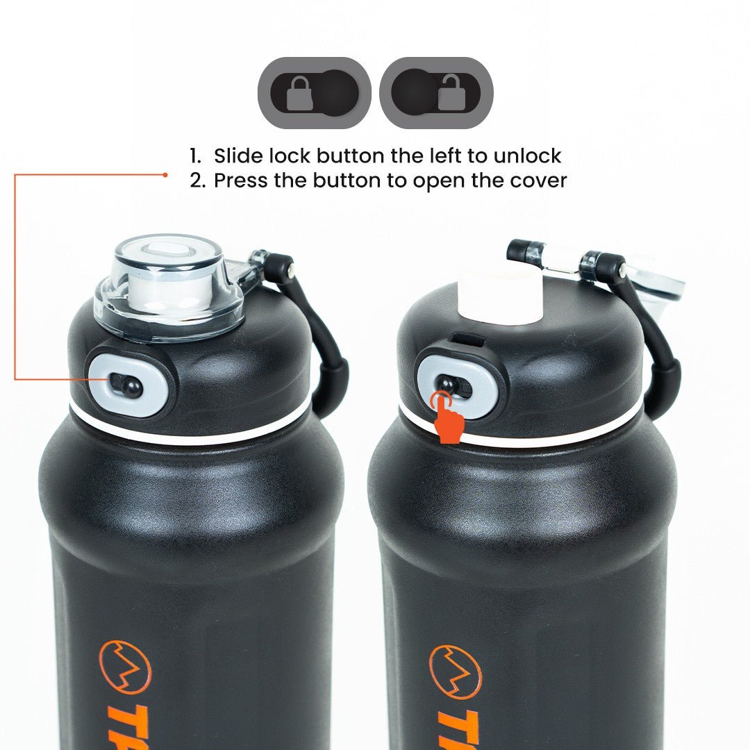 TAHAN 8 - Hour Thermal Bottle (850ml) - TAHAN Worldwide - BOTTH850BK
