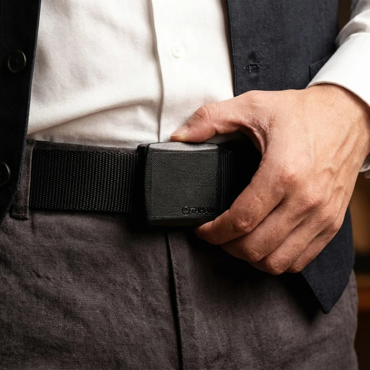 TAHAN Anti Metal Canvas Belt - TAHAN Outdoor - BELTH125BK