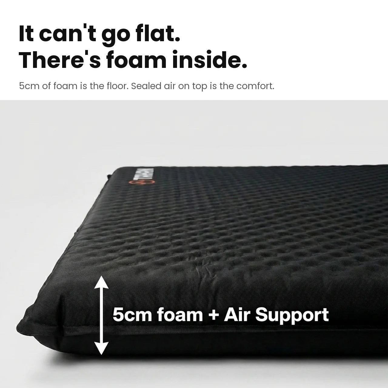 TAHAN Cloud Link Self-Inflating Foam Mattress - TAHAN Outdoor - MATTH155BK