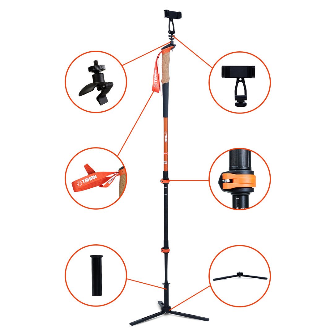 TAHAN Freestand Hiking TriStick - TAHAN Worldwide - COM-TRISTI3IN1