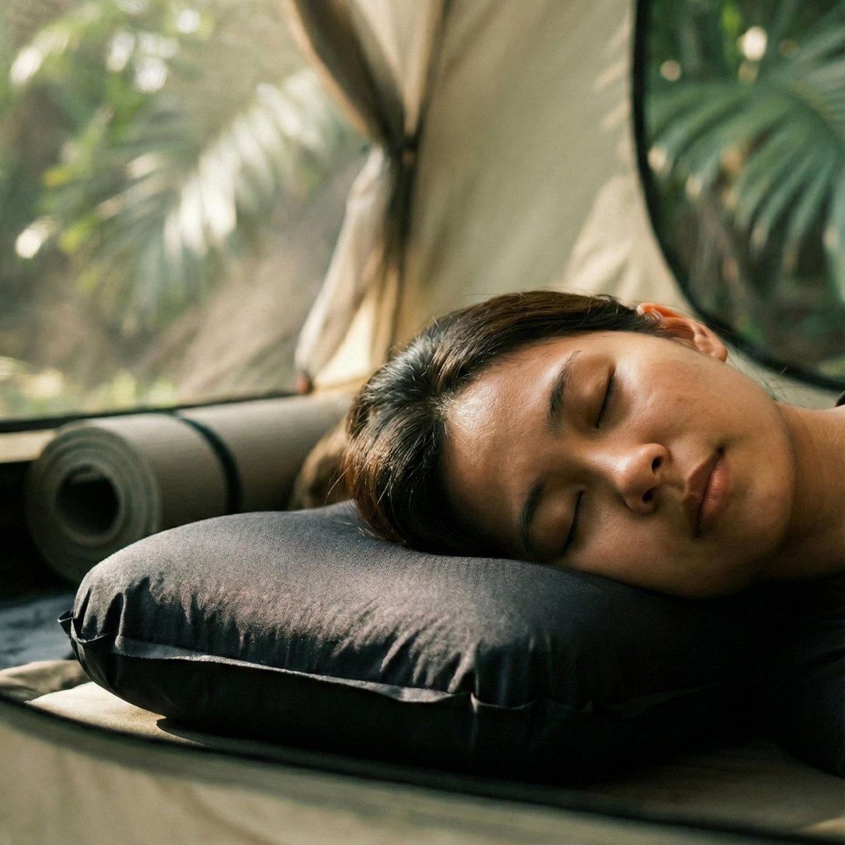 TAHAN GoSleep 5 Seconds Self Inflating Pillow - TAHAN Outdoor - PILTH046BK
