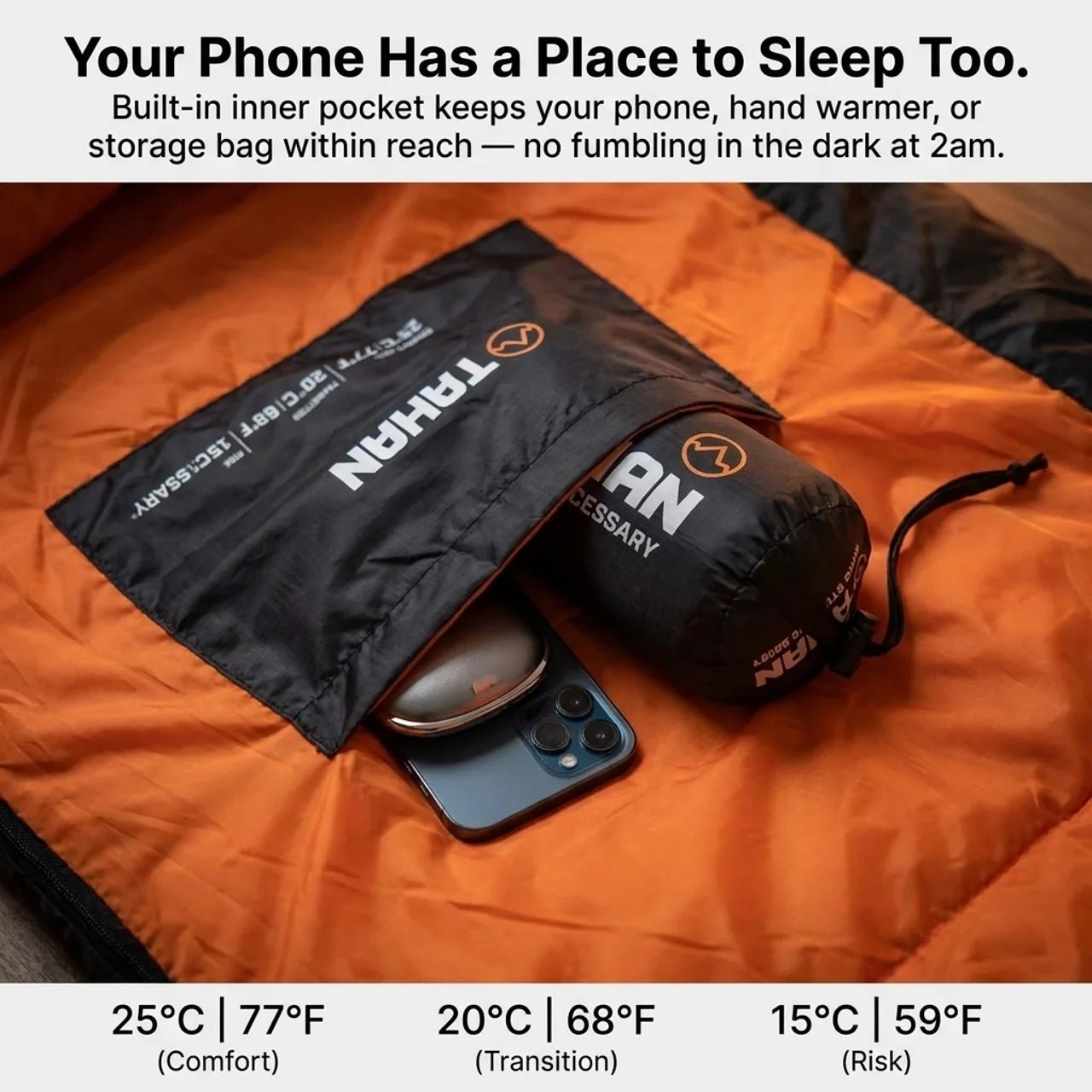TAHAN HexLink Sleeping Bag - TAHAN Outdoor - BAGTH160BO