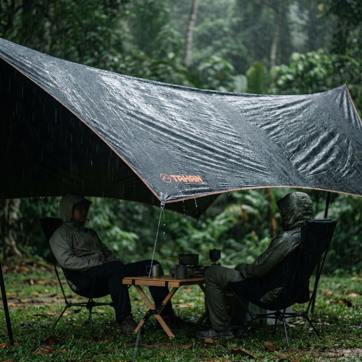 TAHAN Panthera 3x4M Butterfly Tarp - TAHAN Outdoor - TARTH034BK