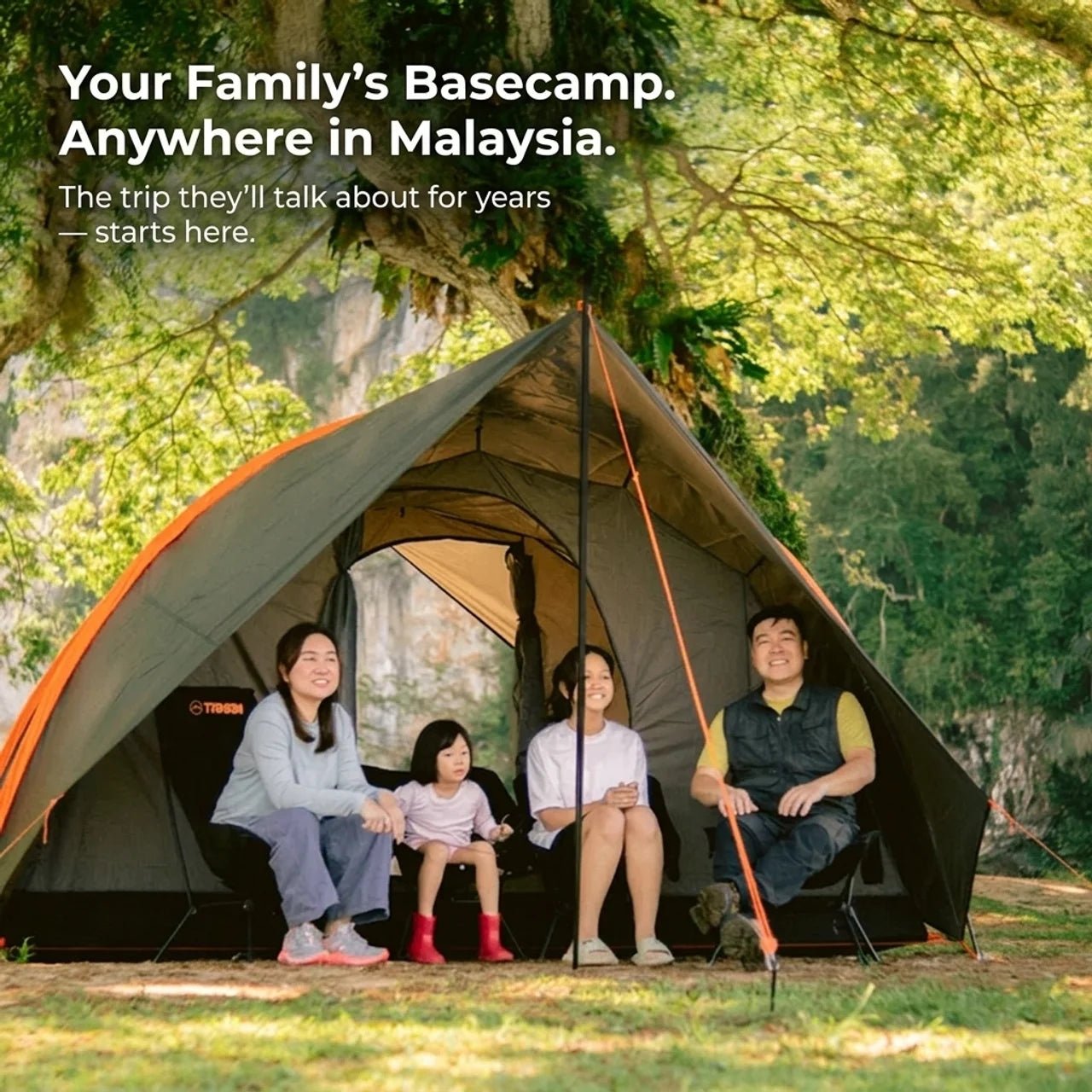 TAHAN Pavillion Shelter Tent - TAHAN Outdoor - TENTH435BK