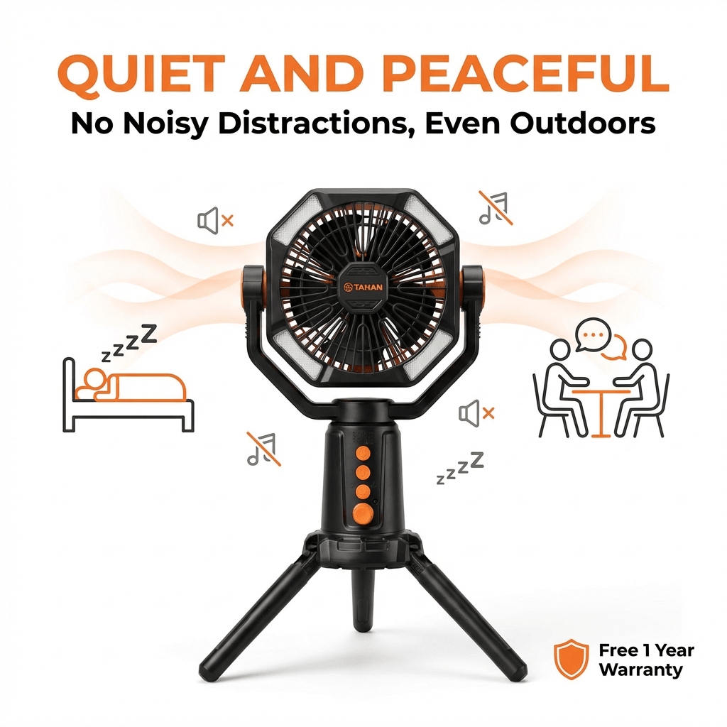 TAHAN Typhoon Dual Blade 14 Hours Battery Camping Fan - TAHAN Outdoor - FANTH16KOR