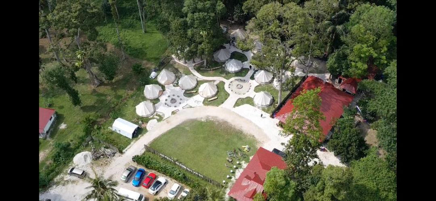Gopeng Glamping Park — Chill Vibes, Cold AC, and a Fire Show to End the Night - TAHAN Outdoor