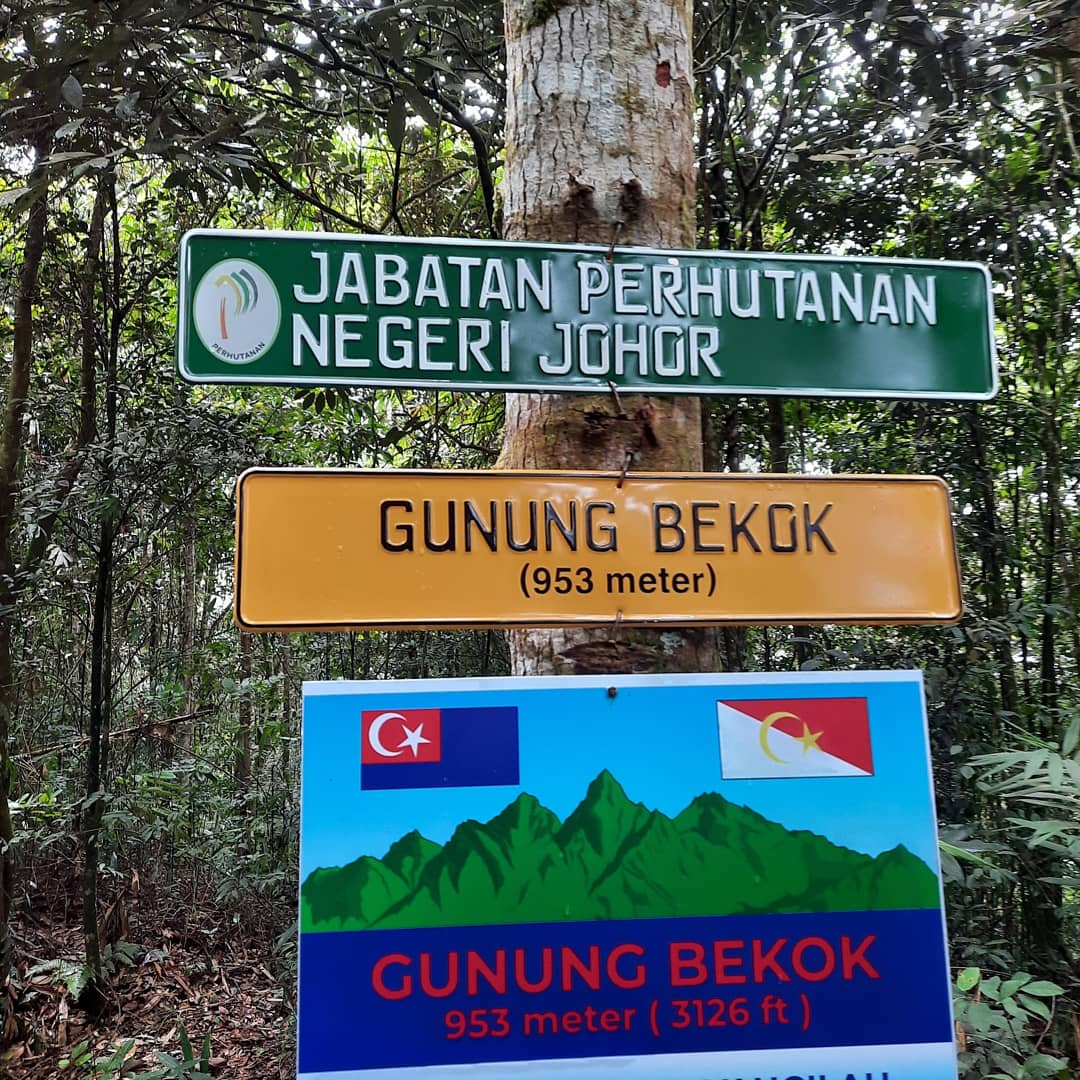 Gunung Bekok hiking trail