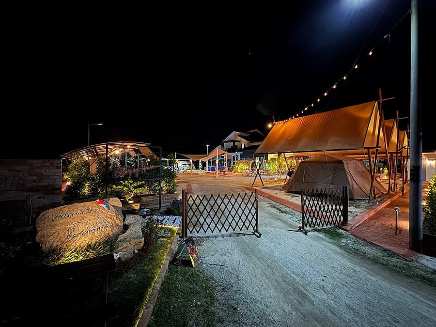 HRF Glamping House, Senggarang Johor — Hotel Comfort, Kampung Vibes - TAHAN Outdoor