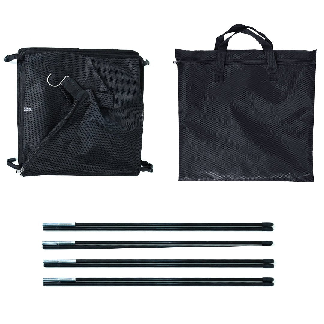 4 - Tier Freestanding Hanging Rack - TAHAN Worldwide - HGR00004BK