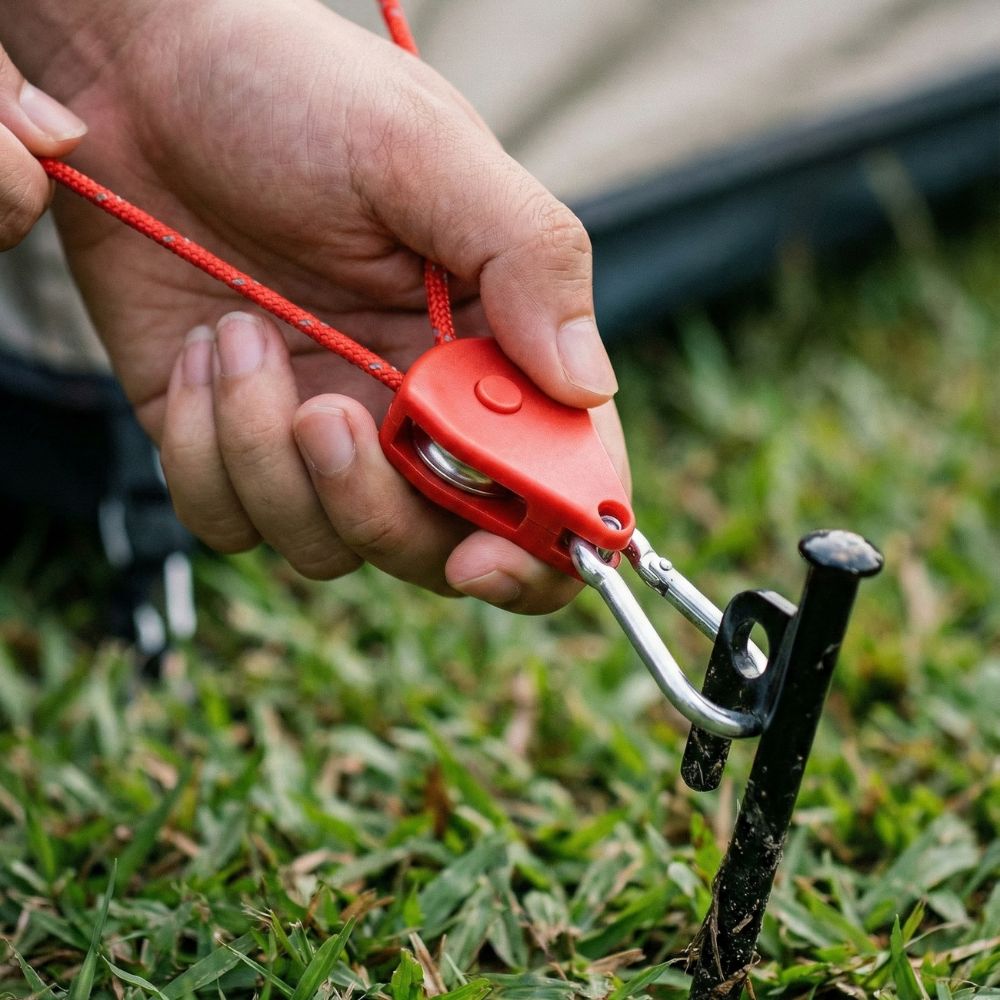 4M Pulley Adjuster Reflective Guyline [Pack of 4]