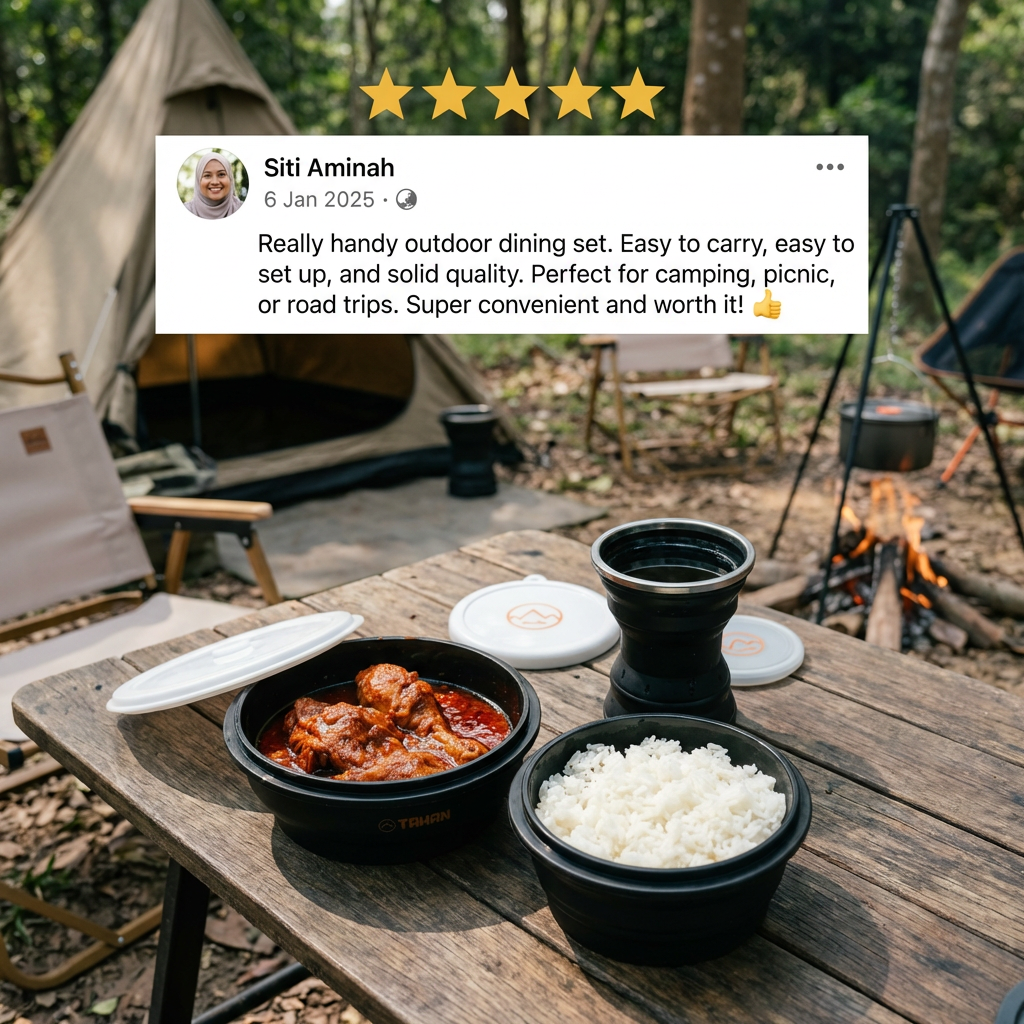 TAHAN Compact Outdoor Dining Set