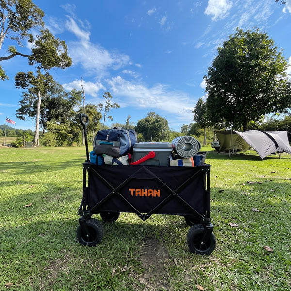 TAHAN AllTerrain XL Wagon at padang campsite - community grid