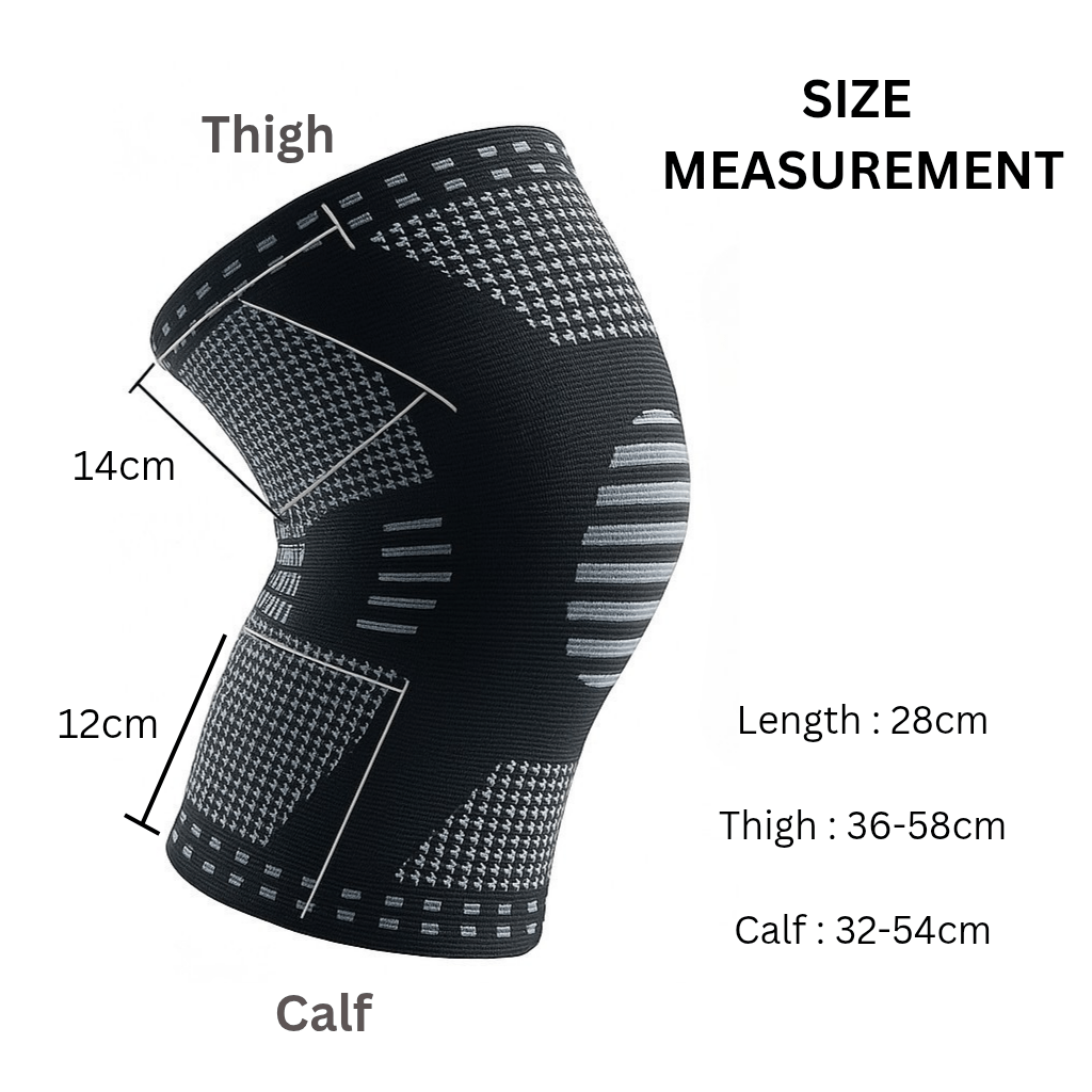 Let's Fit Knee Guard with Spring Support (Pair) - TAHAN Worldwide - KNELF00LGY