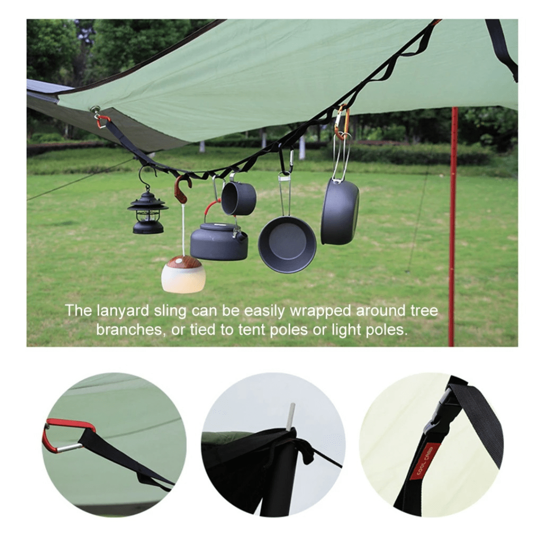 Outdoor Camping Hanging Strap Rope - TAHAN Worldwide - SRP00048BK