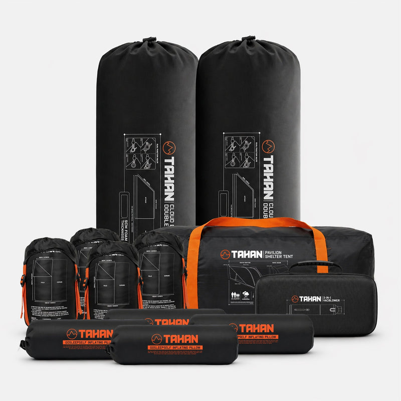 Pavilion Family Camp (4 pax) - TAHAN Outdoor - COM-TENT12IN1SET