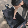 One pull and the TAHAN AllTerrain XL Wagon folds flat