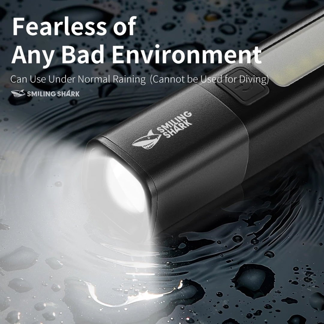 SMILING SHARK Multi - Use Rechargeable Torch with Hook - TAHAN Worldwide - TORSS123BK-V2