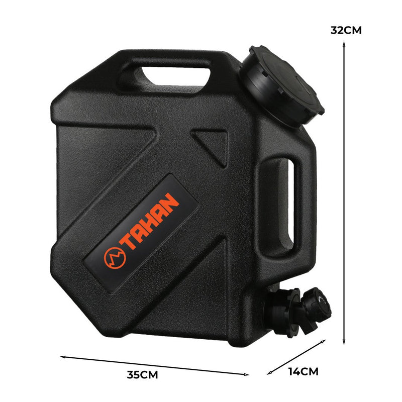 TAHAN 10L Water Container - TAHAN Worldwide - CONTH10LBK