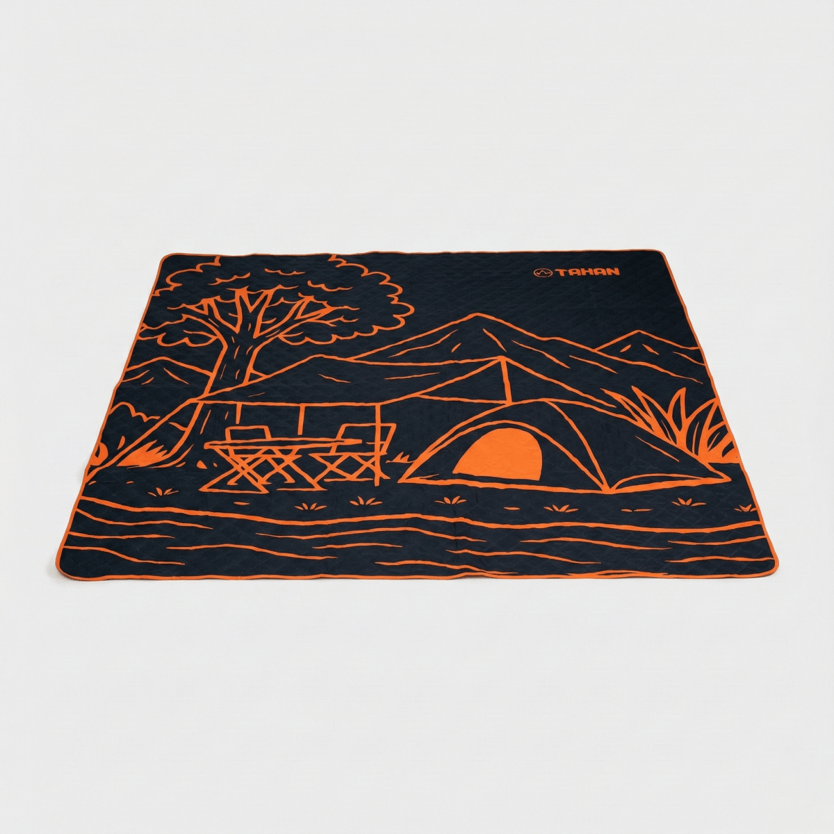 TAHAN 2M x 2M Patio Picnic Mat - TAHAN Worldwide - PICTH022BK-V2