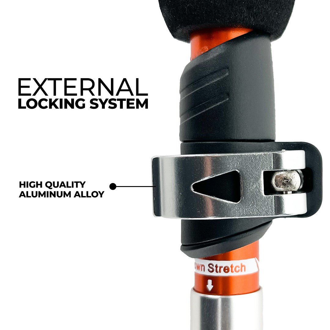 TAHAN 3 - Section Foldable Hiking Stick V2 - 130cm - TAHAN Worldwide - STITH130OR