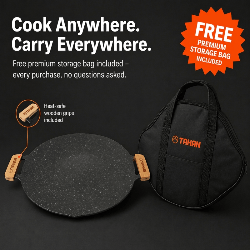 TAHAN 36cm Grill Pan - TAHAN Outdoor - PANTH036BK