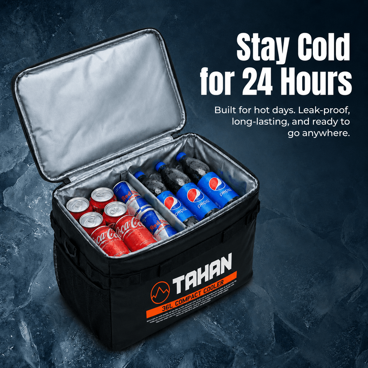 TAHAN 36L Compact Cooler - TAHAN Outdoor - COOTH036BK