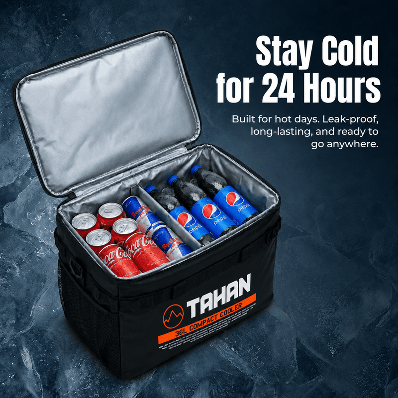 TAHAN 36L Compact Cooler - TAHAN Outdoor - COOTH036BK