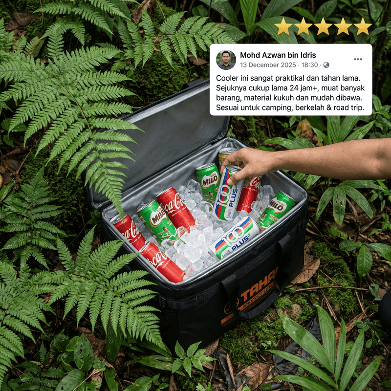 TAHAN 36L Compact Cooler - TAHAN Outdoor - COOTH036BK