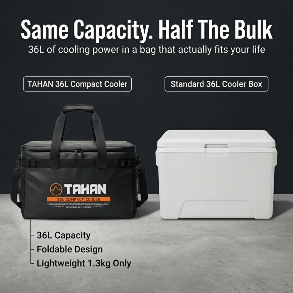TAHAN 36L Compact Cooler - TAHAN Outdoor - COOTH036BK