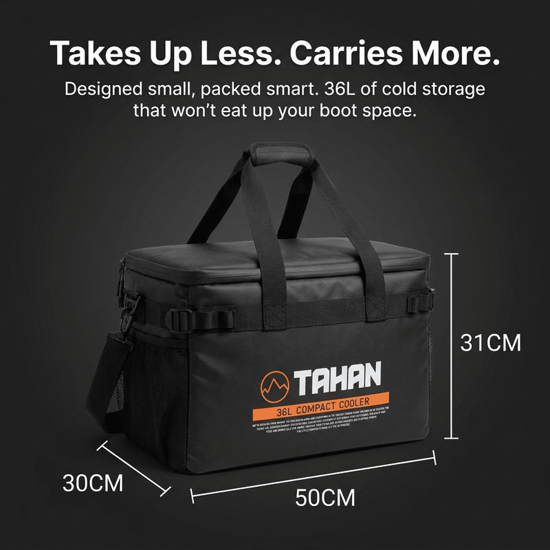 TAHAN 36L Compact Cooler - TAHAN Outdoor - COOTH036BK