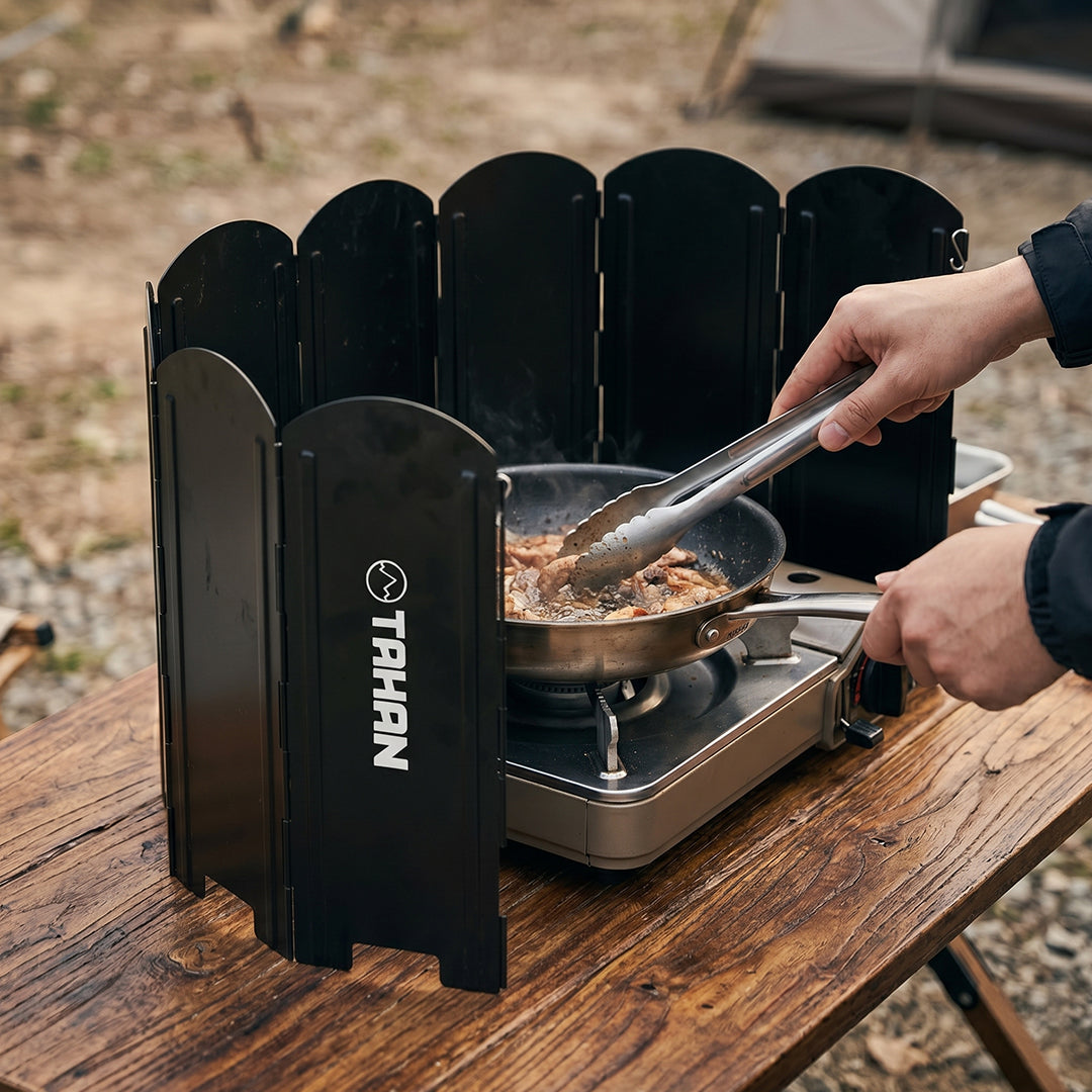 TAHAN 40cm Stove Windshield – Foldable | Camping Malaysia