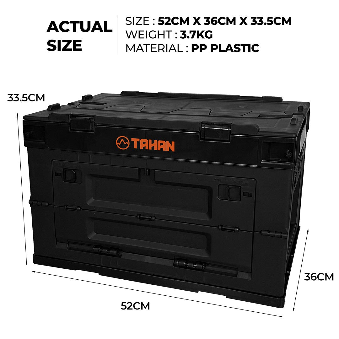 TAHAN 55L LoadOut Gear Case – Foldable and Ultra - Durable - TAHAN Worldwide - FSBTH055BK