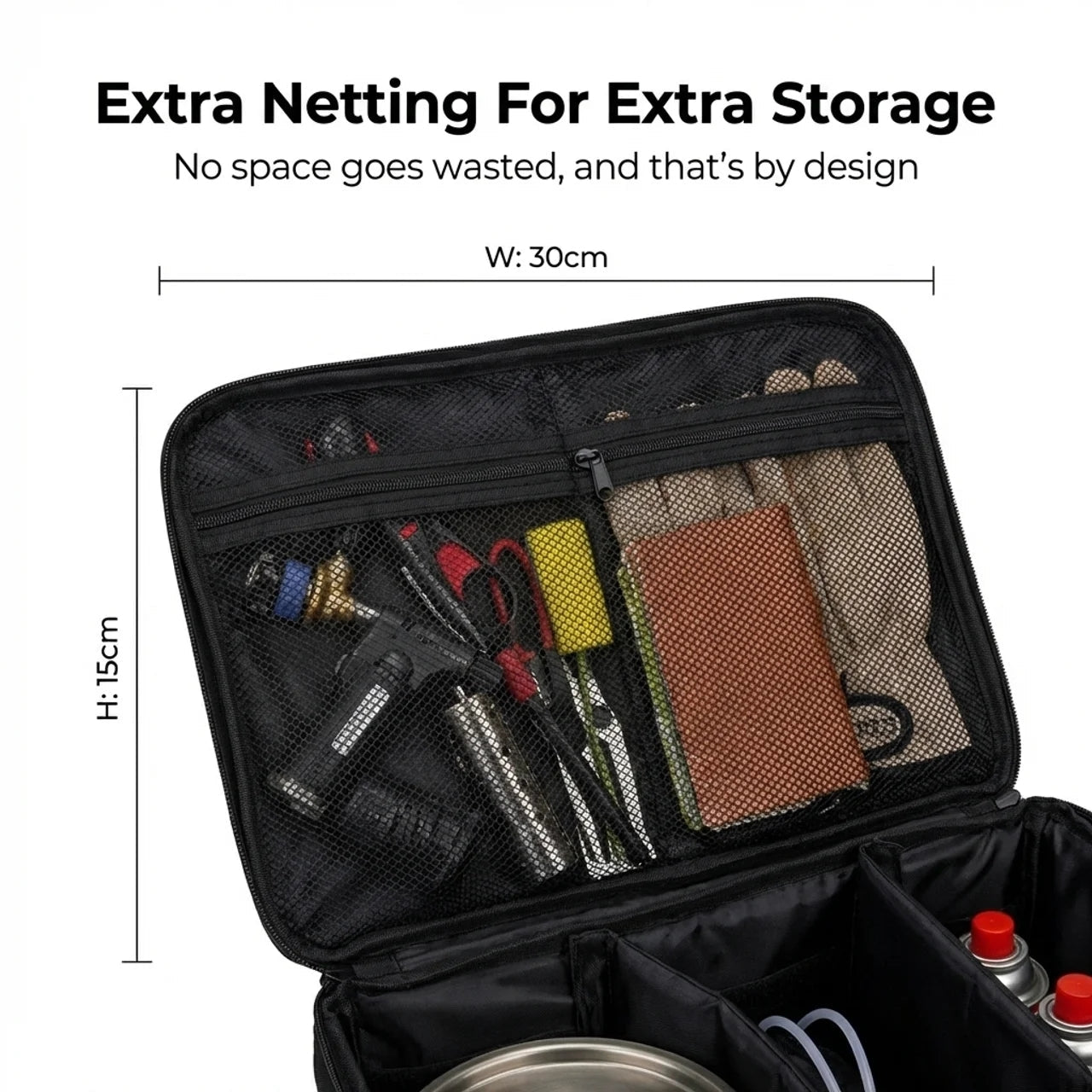 TAHAN Adventurer 42L Foldable Storage Bag - Heavy - Duty Outdoor Organizer - TAHAN Outdoor - ESBTH042BK