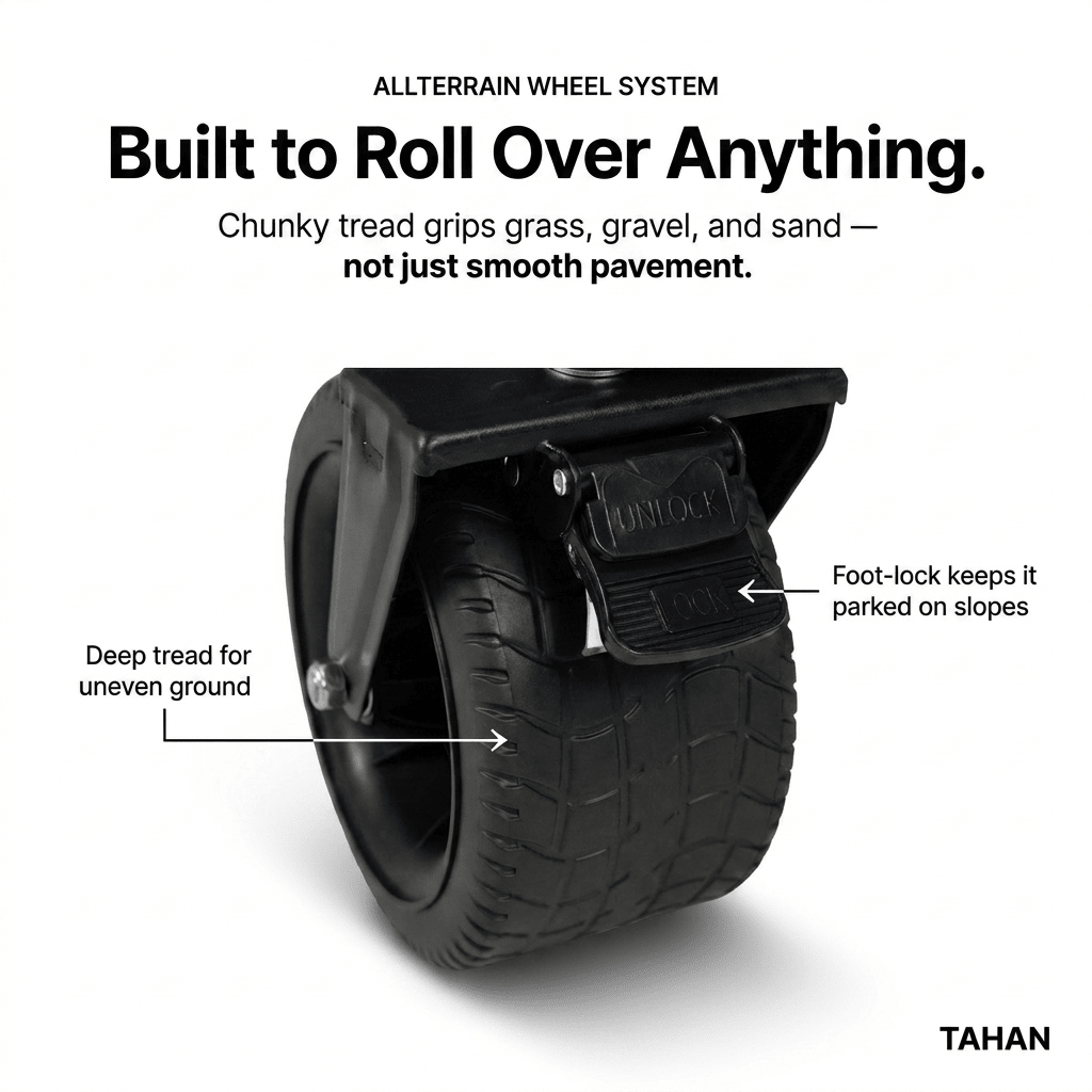 TAHAN AllTerrain XL Wagon – With Tabletop - TAHAN Outdoor - COM-XLWAGON3IN1