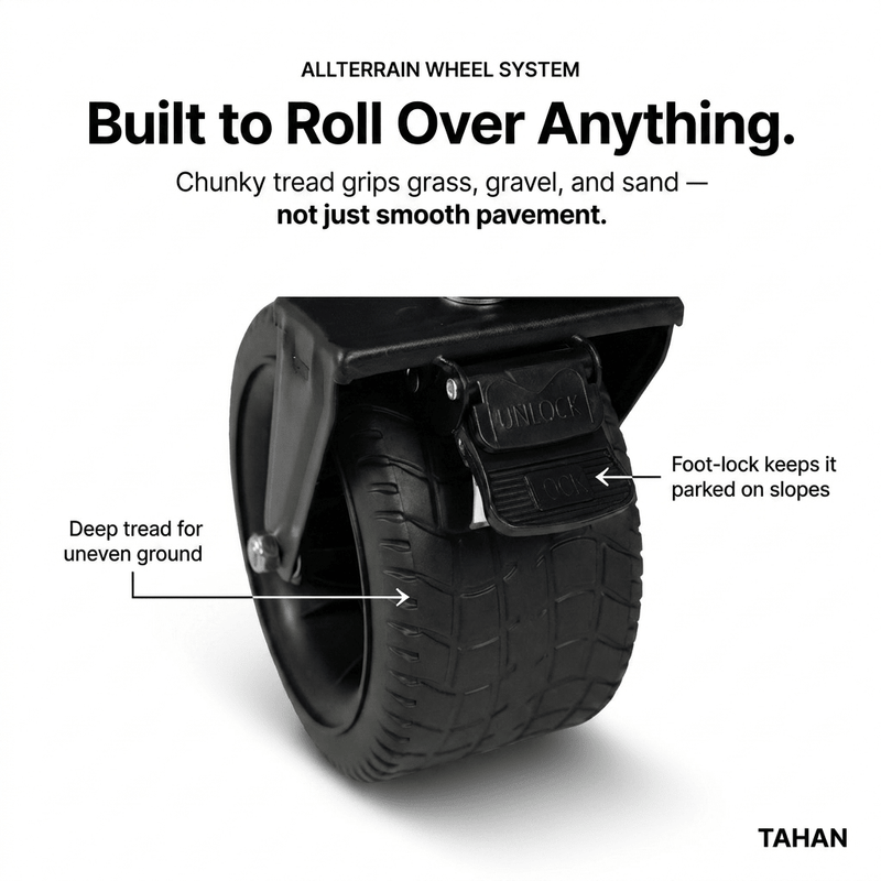 TAHAN AllTerrain XL Wagon – With Tabletop - TAHAN Outdoor - COM-XLWAGON3IN1
