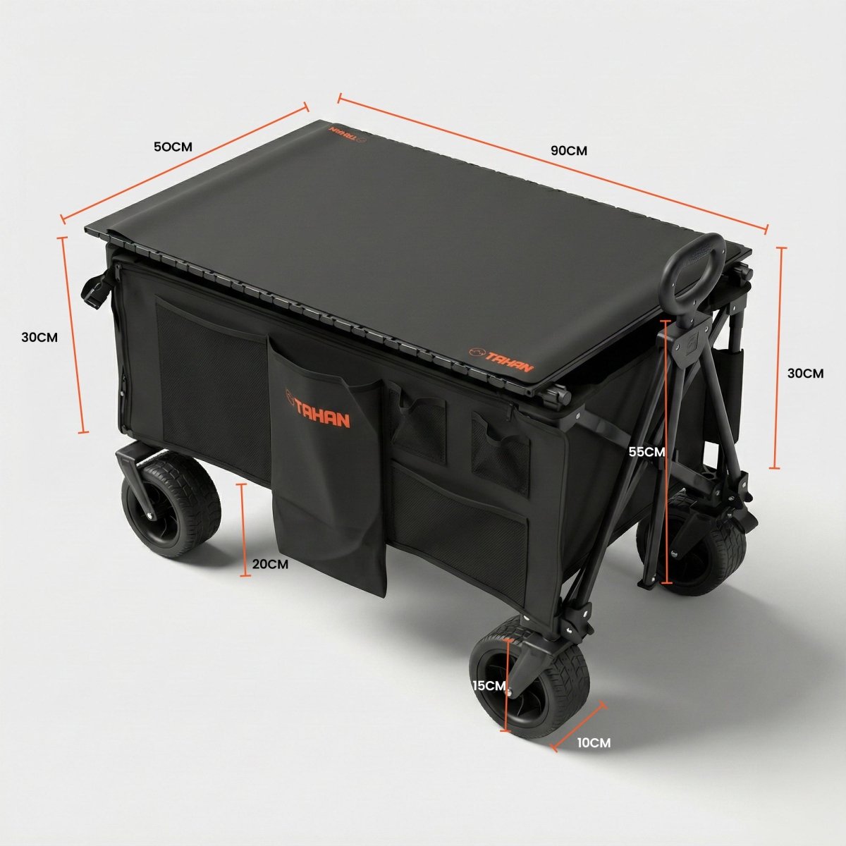 TAHAN AllTerrain XL Wagon – With Tabletop - TAHAN Outdoor - COM-XLWAGON3IN1