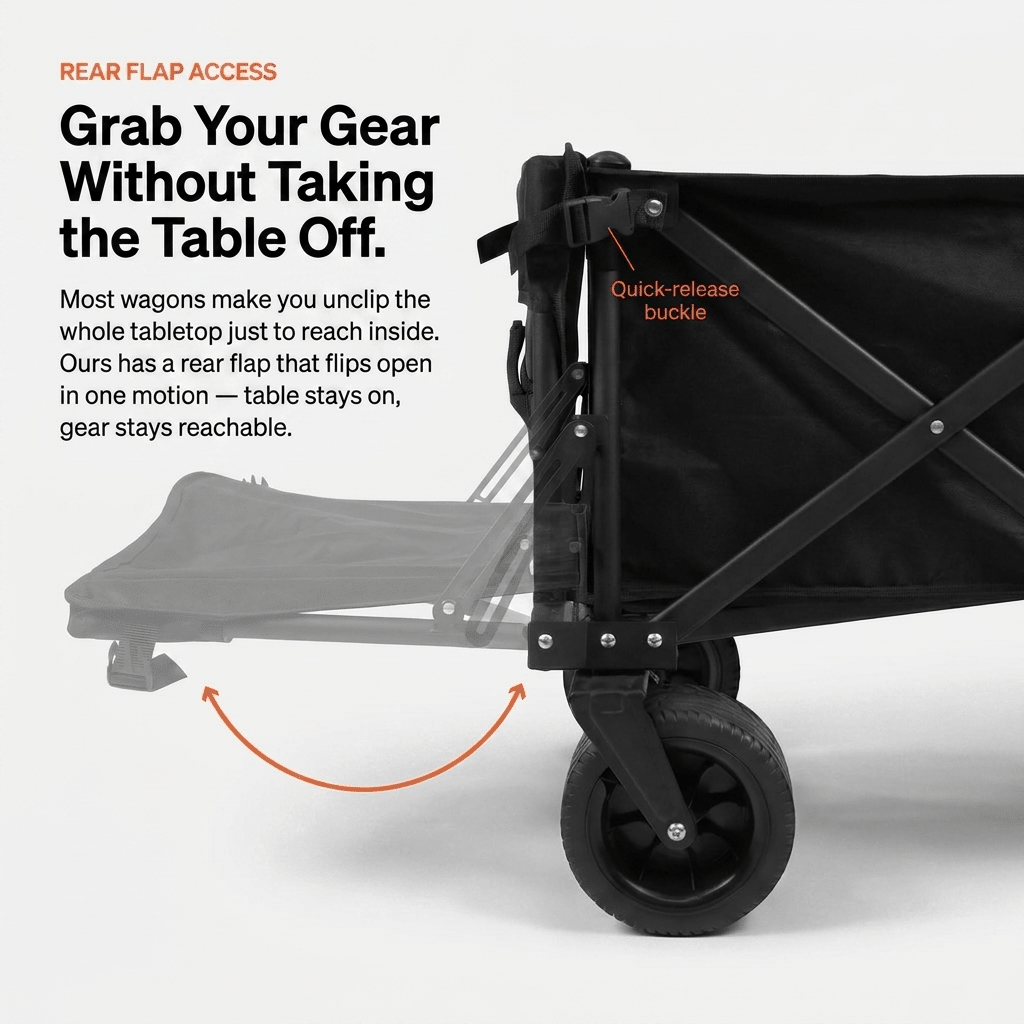 TAHAN AllTerrain XL Wagon – With Tabletop - TAHAN Outdoor - COM-XLWAGON3IN1