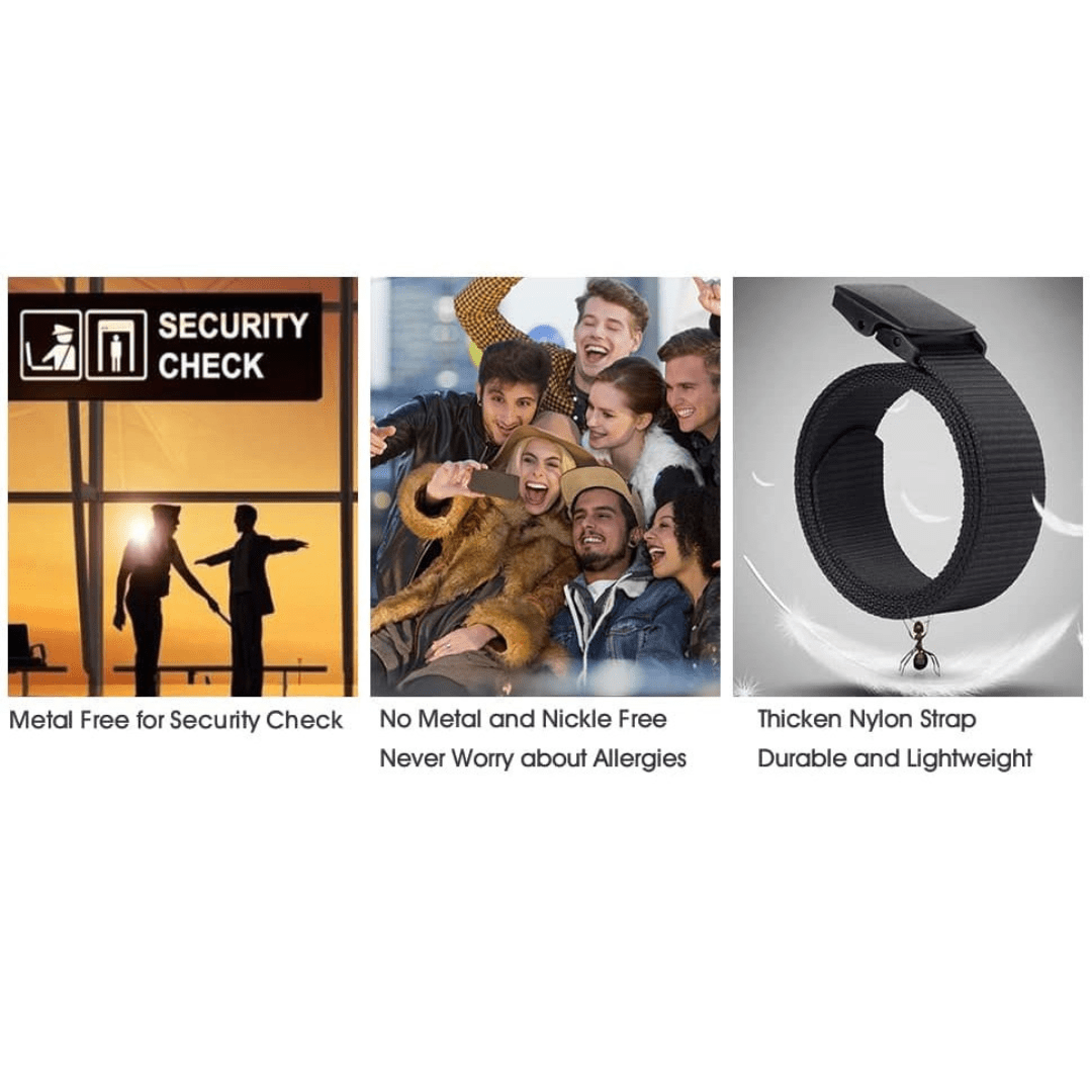 TAHAN Anti Metal Canvas Belt - TAHAN Worldwide - BELTH125BK