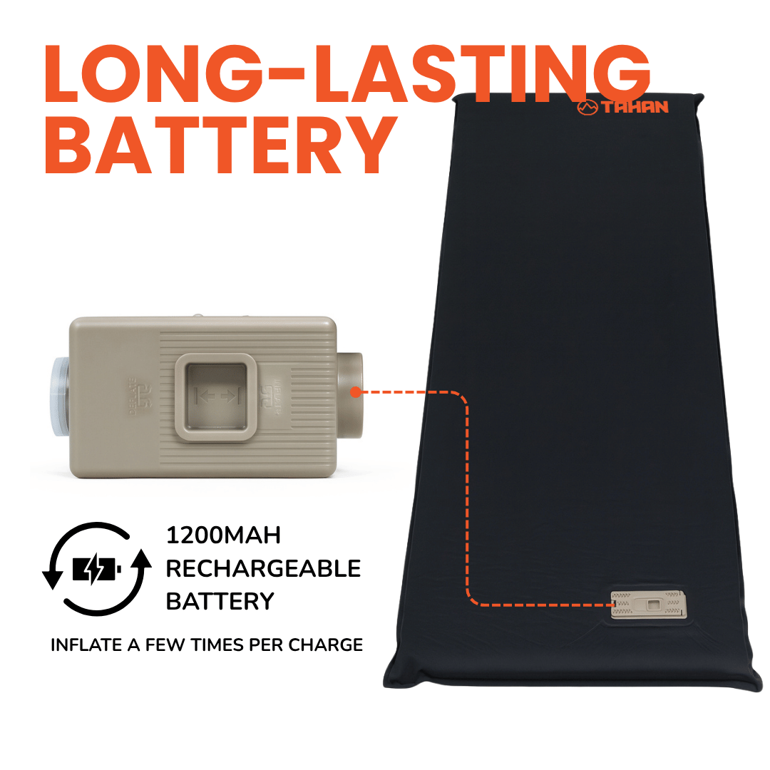 TAHAN Cloud Deluxe Air Mattress - Single - TAHAN Worldwide - MATTH195BK