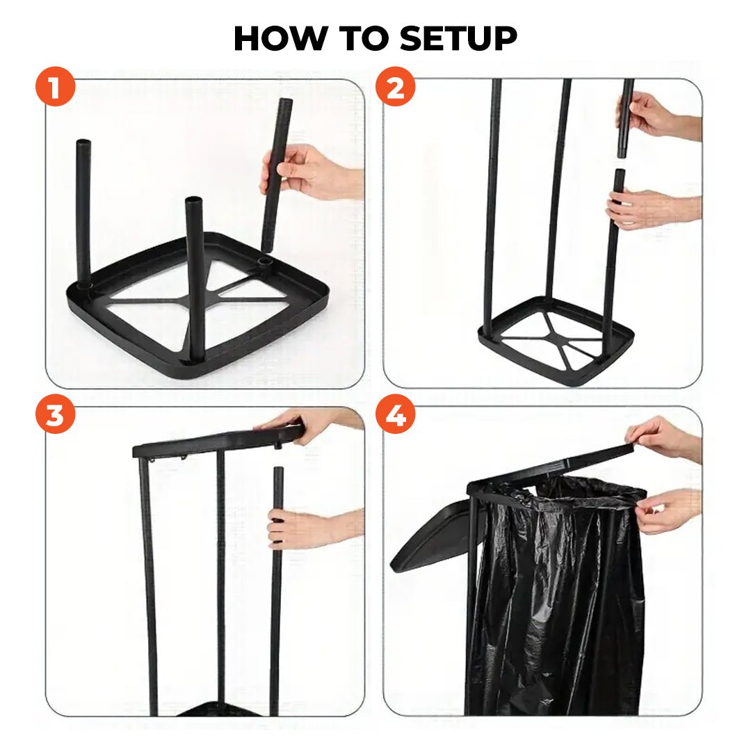TAHAN Collapsible Garbage Bag Holder - TAHAN Worldwide - GBHTH000BK