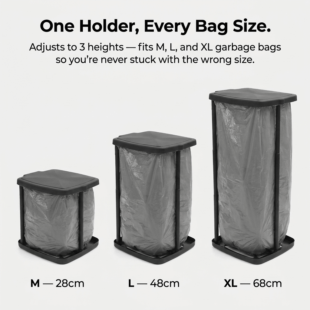 TAHAN Collapsible Garbage Bag Holder - TAHAN Outdoor - GBHTH000BK