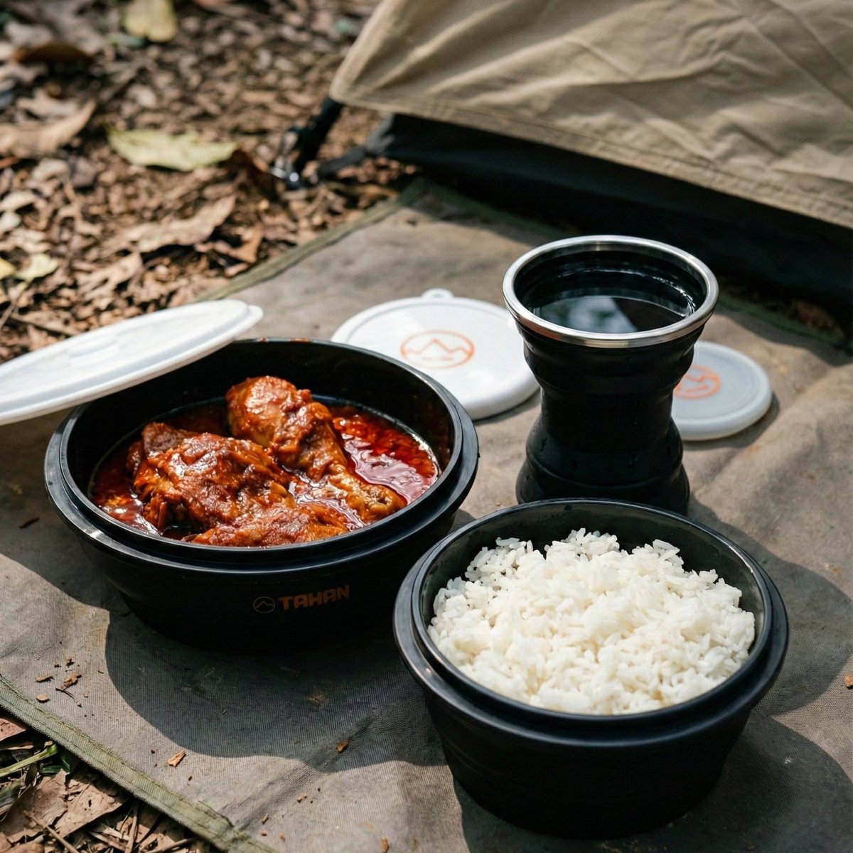 TAHAN Compact Outdoor Dining Set - TAHAN Outdoor - COM-CUTBOWCONCUP